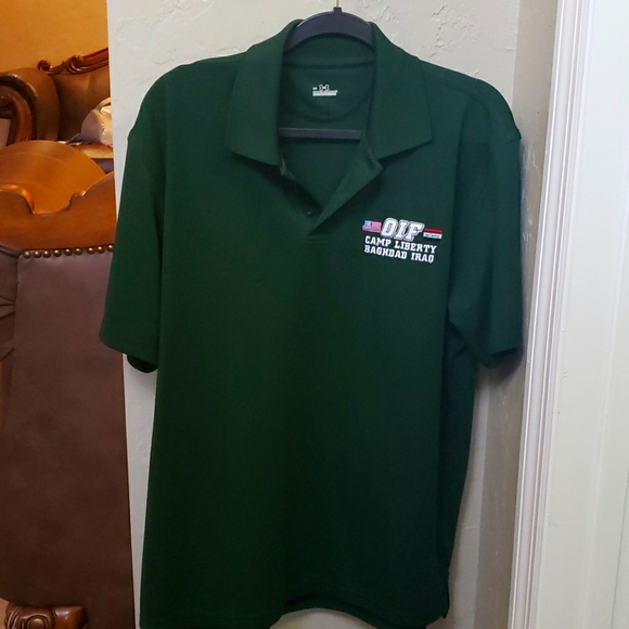 Bagdad Operation Iraqi Freedom Polo mens med - Picture 1 of 5